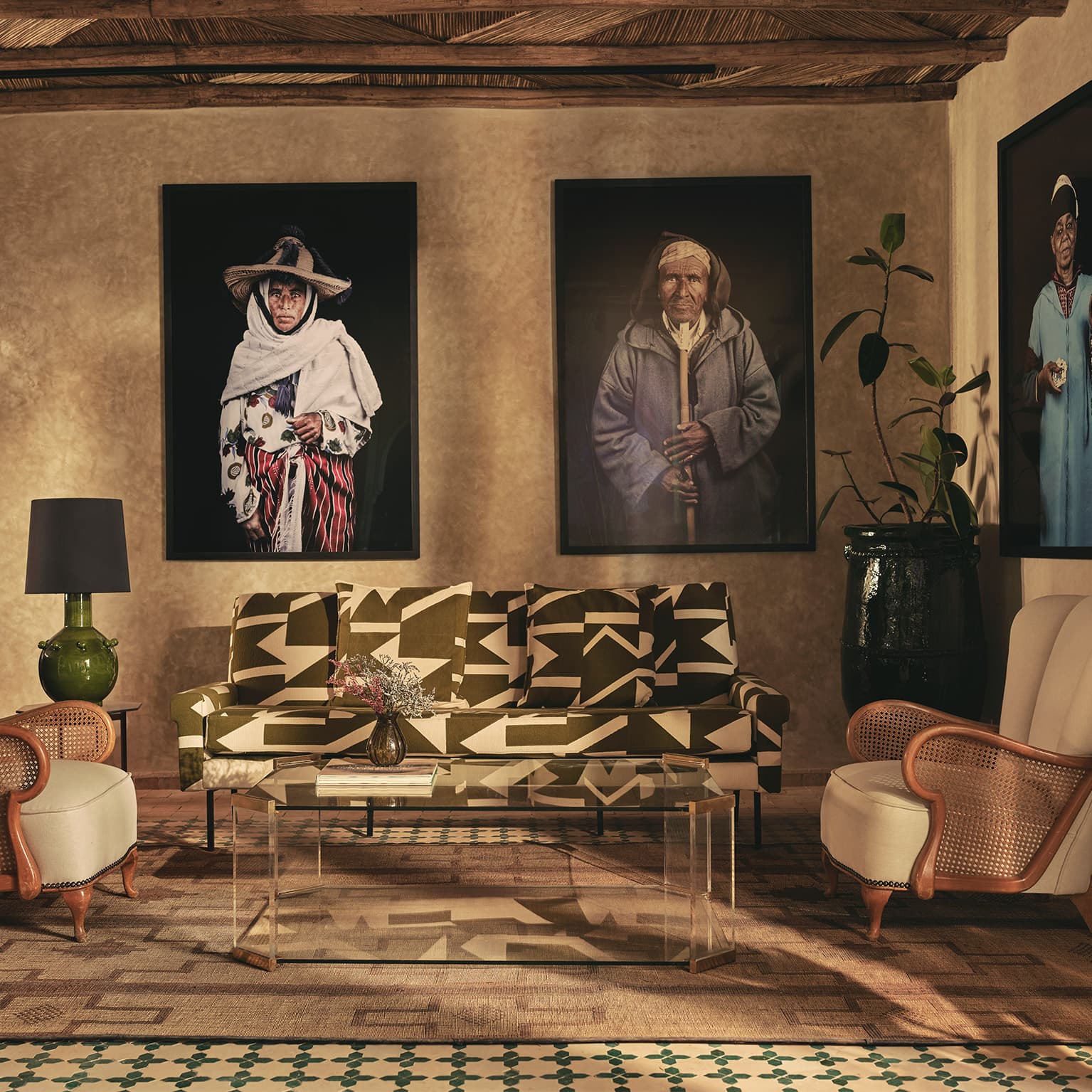 Leila Alaoui, Les Marocains, 2012. Installed in Marrakech